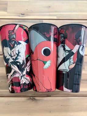 Chainsaw Man Reze Movie Theater exclusive cups tumbler - set of 3